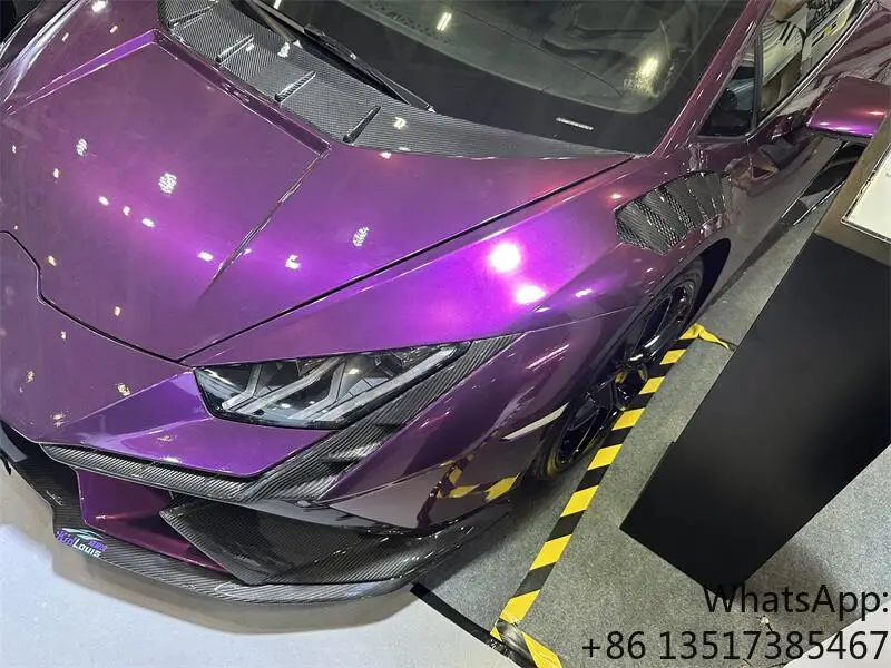 Переднее крыло V-образного стиля для Lamborghini Huracan LP610, из настоящего кованого карбона, с вентиляционными отверстиями, спойлер с жалюзи (art.: 3920daecbce9b) - 3920daecbce9b