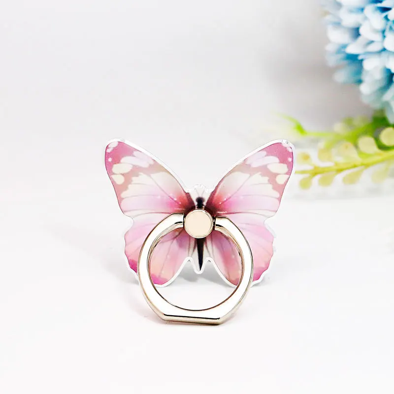 Luxury Universal Beautiful Butterfly Mobile Phone Handle Holder Suitable Mobile Phone Ring Holder Mobile Phone Holder Socket