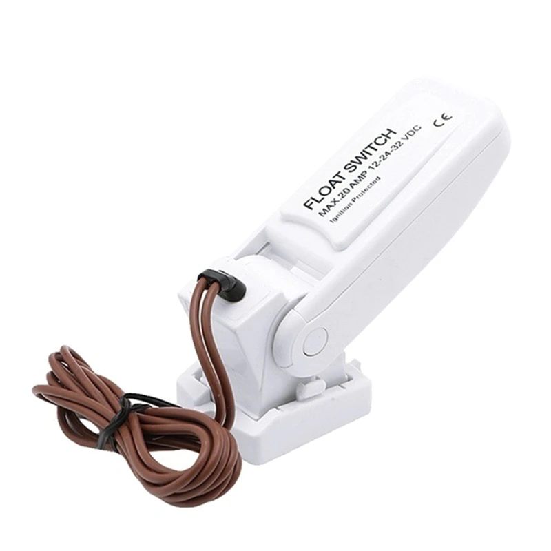 

594F 1100gph Automatic Boat Bilge Pump 12V Electric Marine Pump Boat Water Exhaust Pump Submersible Bilge Sump Float Switch