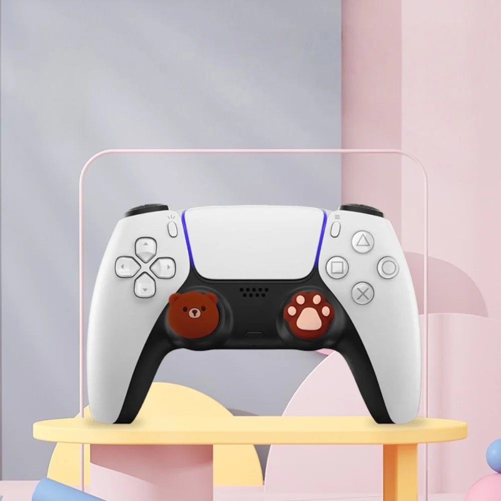 Фото Мультяшная силиконовая накладка на джойстик для PlayStation 5 PS5 Slim Pro XBBOX Series X/S ONES 360 Elite SWITCH2 GamePad Joystick №5