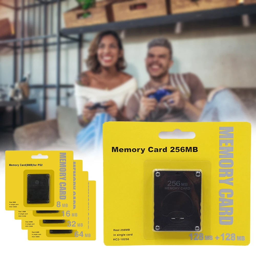 

Memory Card Game Console 8MB/16MB/32MB/64MB/128MB/256MB Megabyte Memory Card Expansion Cards For Sony PS2 PlayStation 2 Slim