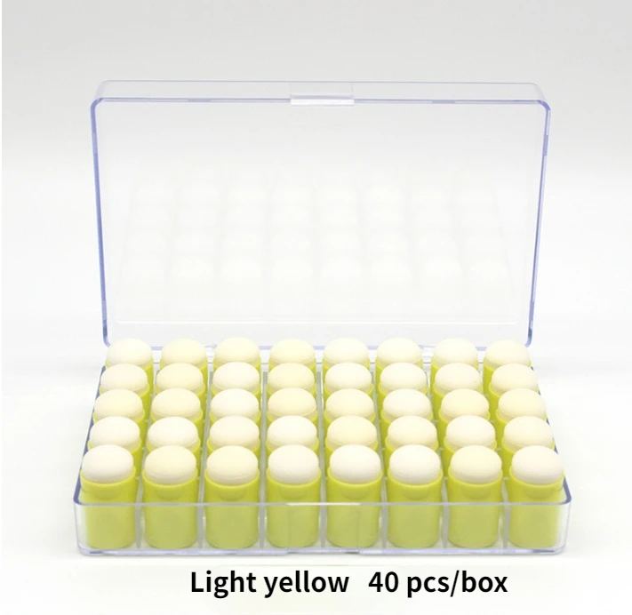 40 шт./компл. детский Палец губки-кисточки Краски пусковая площадка чернил