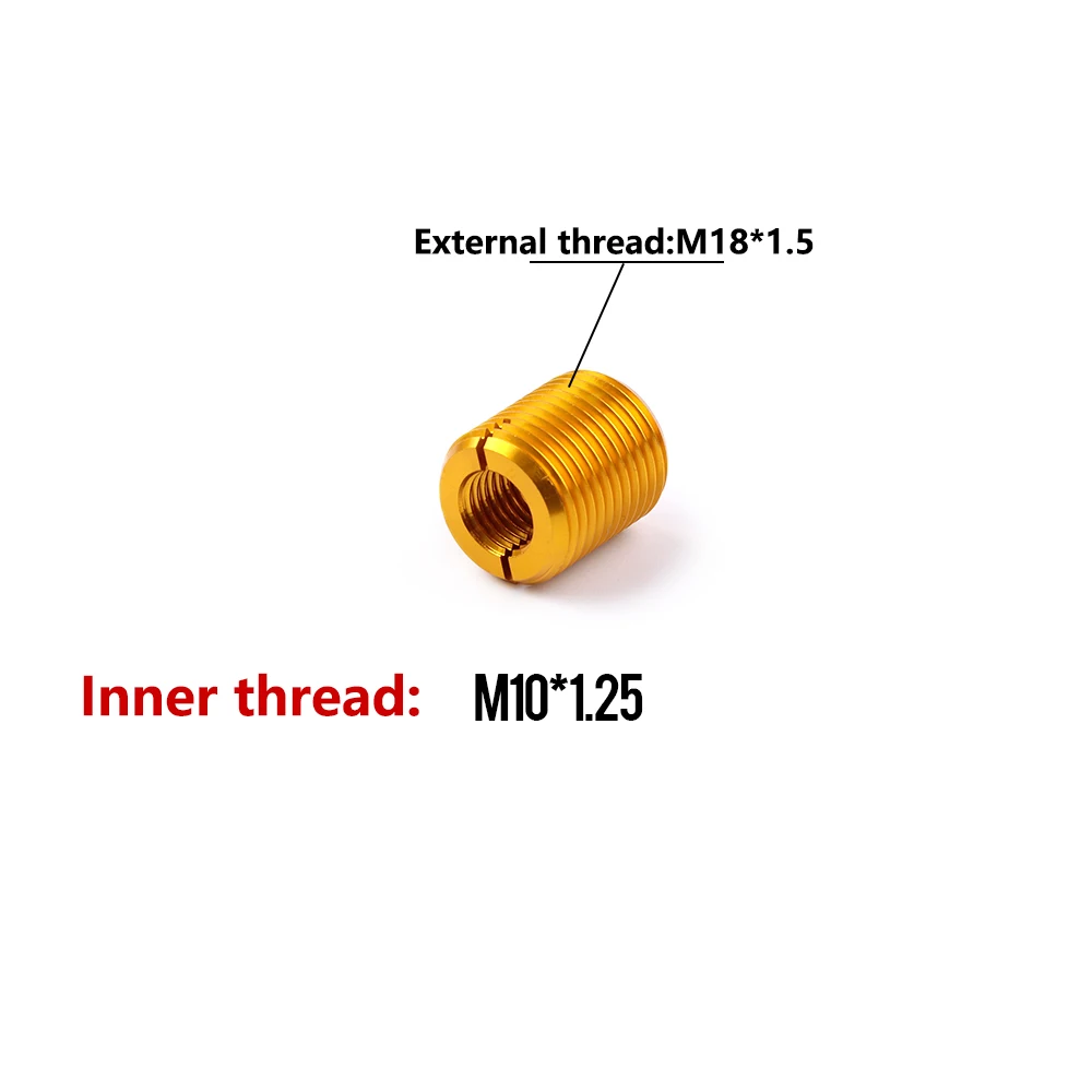 

1X автомобильная ручка переключения передач из алюминиевого сплава, рычаг переключения передач, адаптер головки внутренней резьбы M8*1,25/M10*1,25/M10*1,5/M12*1,25