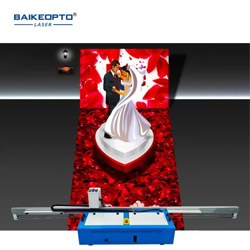 2 в 1 напольный и Настенный 3D УФ принтер с двойной головкой TX800 Рисование автомат