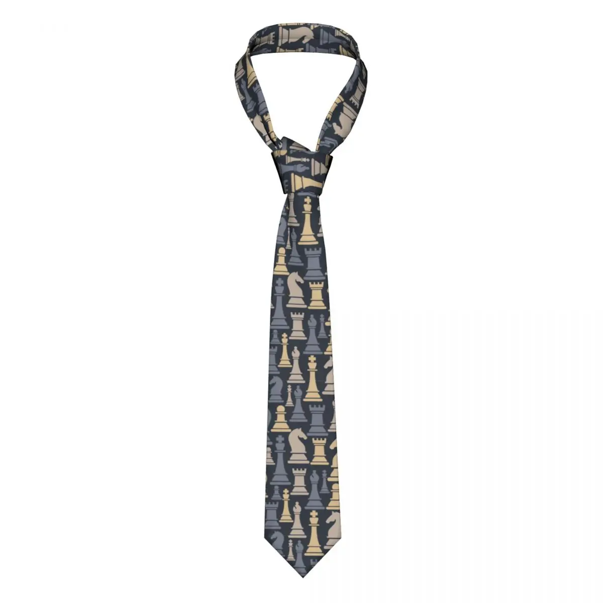 

Game Of Chess Neckties Unisex Casual Polyester 8 cm Narrow Neck Ties for Men Suits Accessories Gravatas Wedding Business