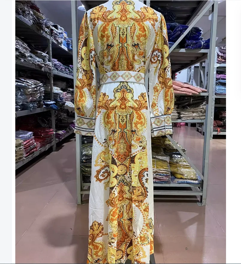 Женская длинная юбка дворца в стиле ретро из Саудовской Аравии