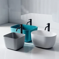 rrw countertop sinks blackwhitegreyblue sinks bathroom art wash basin elegant mouthwash basin balcony sink faucet