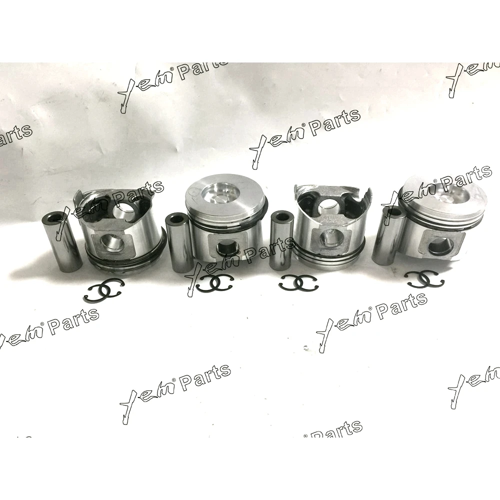 

4 комплекта поршней и колец для двигателя Komatsu Yanmar 4TNV88 4D88E-6