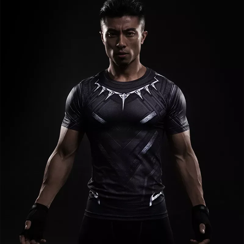

2023New Tops Casual 3D Printing T-Shirts Men's Fitness T-Shirts Outdoor Running Sports Short Sleeve T-Shirts