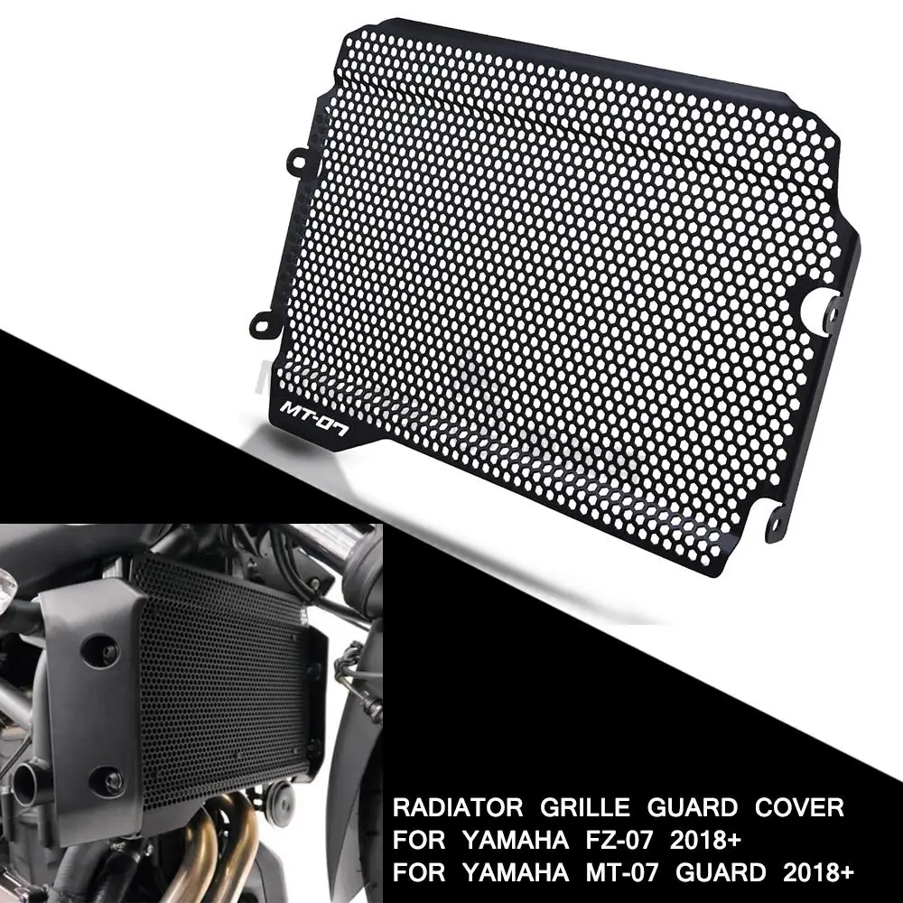 

Motorcycle Accessories CNC Aluminum Radiator Grille Guard Cover Protector FOR Yamaha MT-07 MT07 MT 07 2018 2019 2020 2021 2022+