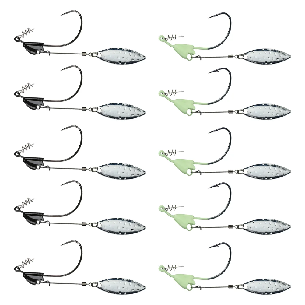 

10 Pcs Fish Hook Accessories Convenient Lure Wear-resistant Bait Major Equipment Portable
