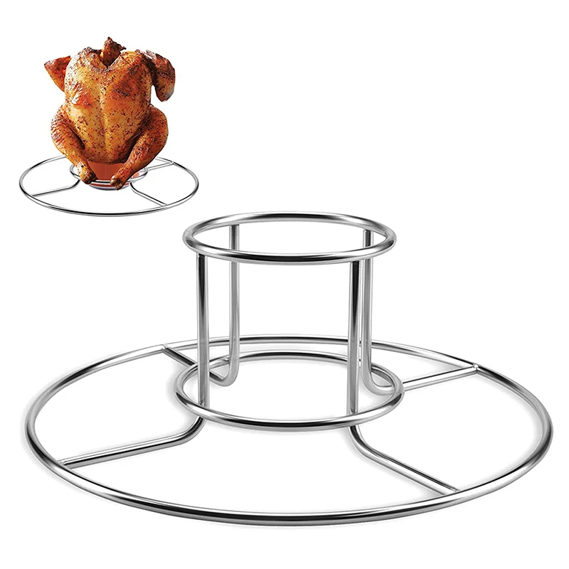 

Подставка для гриля для курицы из нержавеющей стали