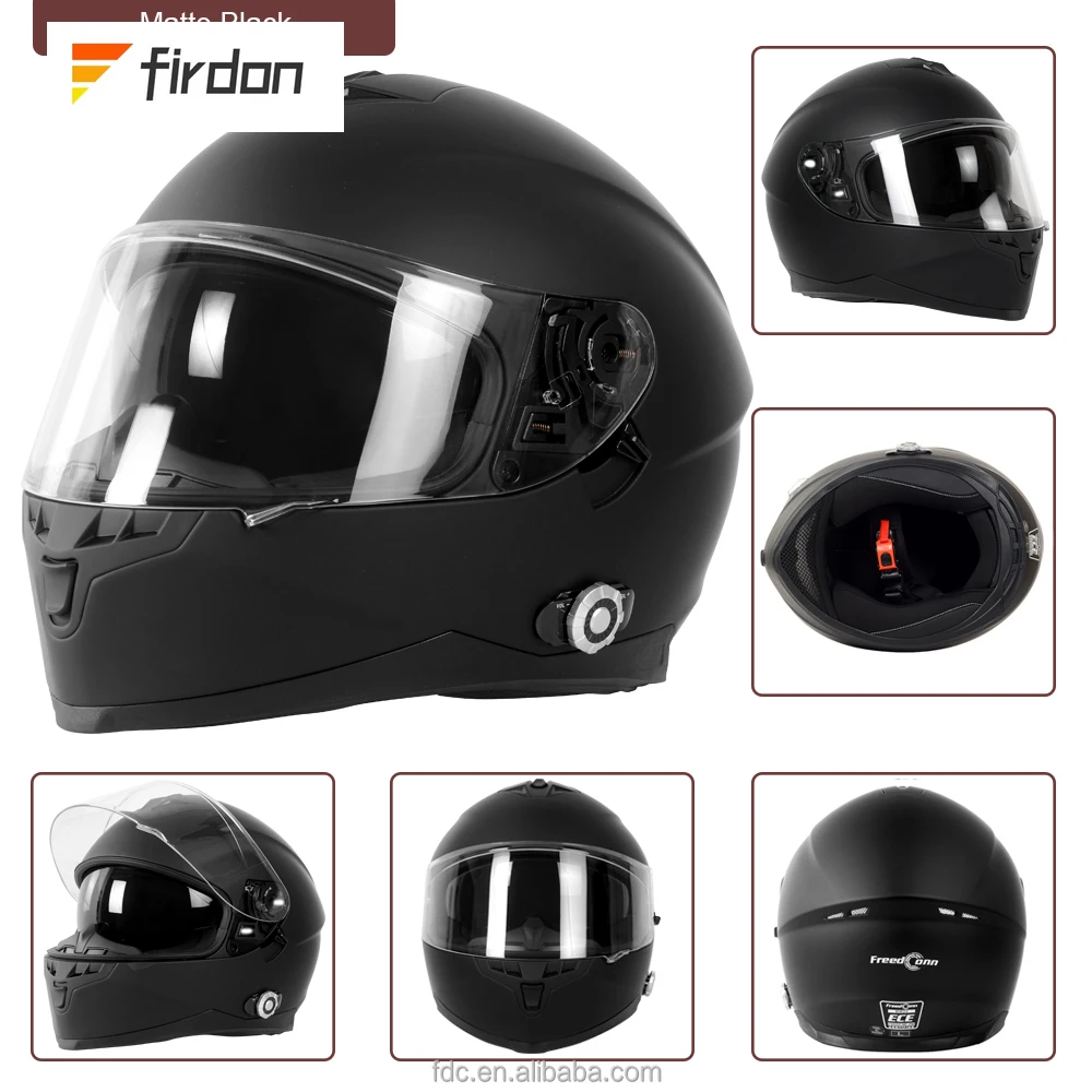 Freedconn DOT BM22 Анфас Беспроводной 1000M 6 гонщиков с поддержкой FM-радио Защитный умный