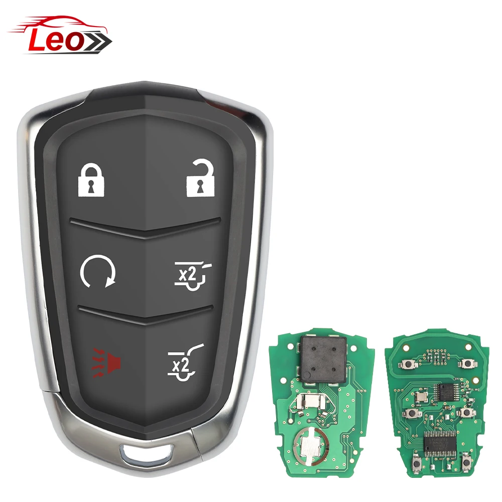 Лео для Cadillac Escalade ATSL CT6 ESV 2015 2016 2017 2018 2019 умный дистанционный ключ от автомобиля 315/433 МГц ID: 46CHIP FCC ID: HYQ2AB HYQ2EB
