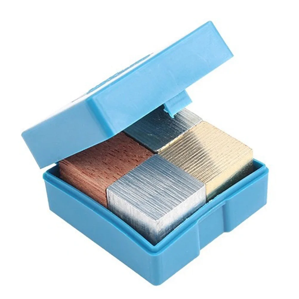 

1 Set Physics Experiments Cube Blocks Copper Iron Aluminum Childrens Toys for Teaching
