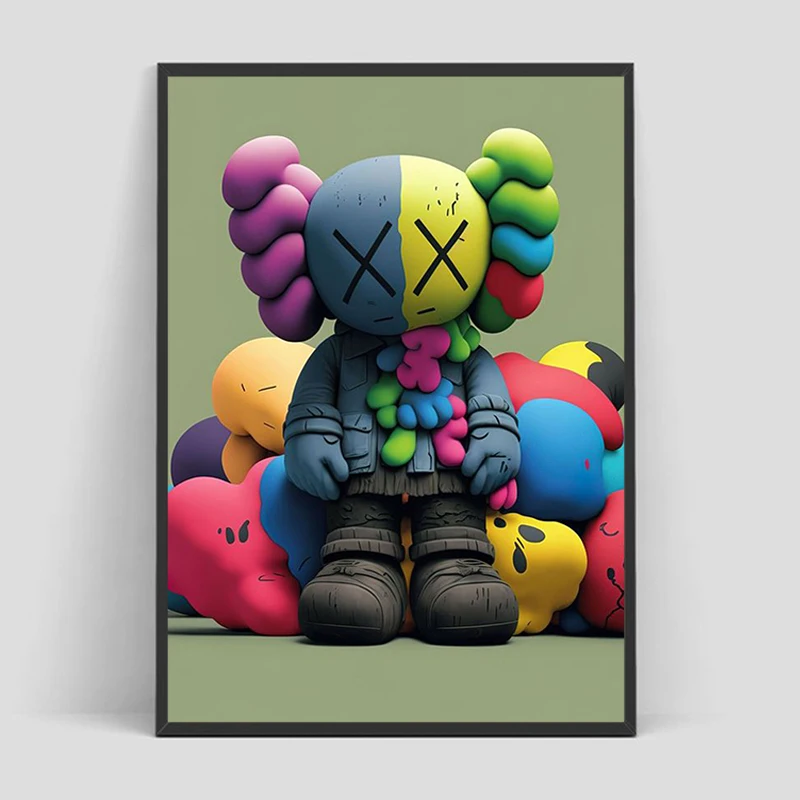 K-kaw-art статуя плакат украшение спальня декор комнаты эстетические интерьерные