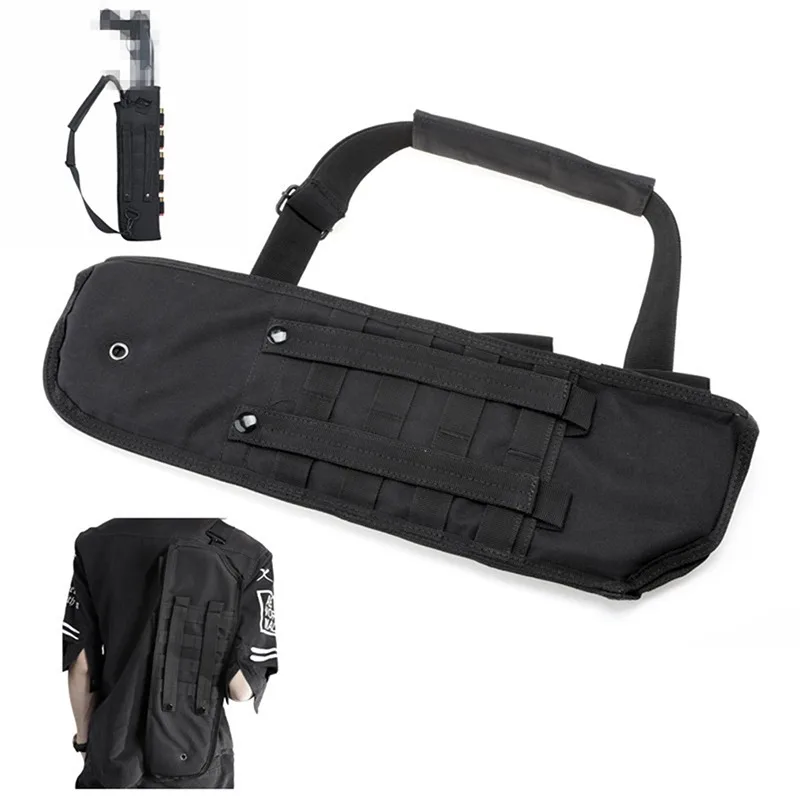 

Tactical Molle Pouch Shotgun Rifle Gun Carry Bag Hunting Accessories Scabbard Gun Protection Case Backpack Shoulder Holster
