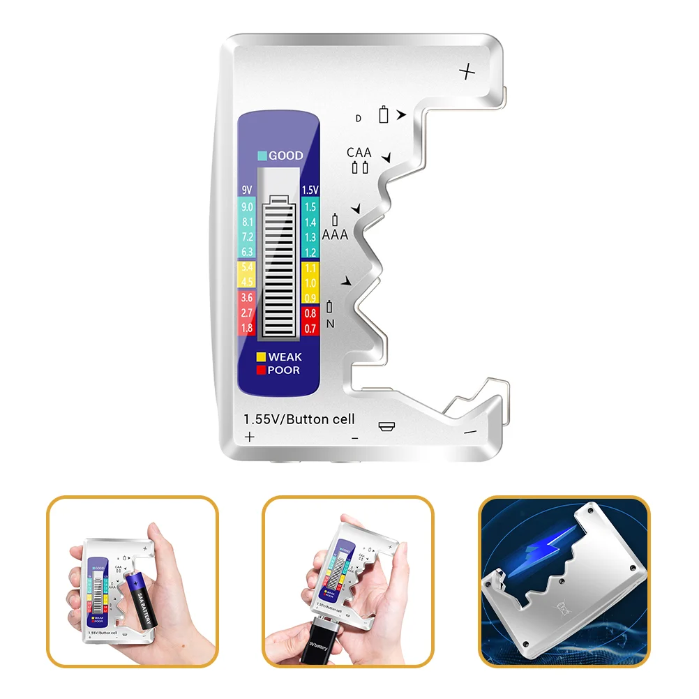 

Useful Battery Tester Tool Handy Battery Checker Portable Battery Tester