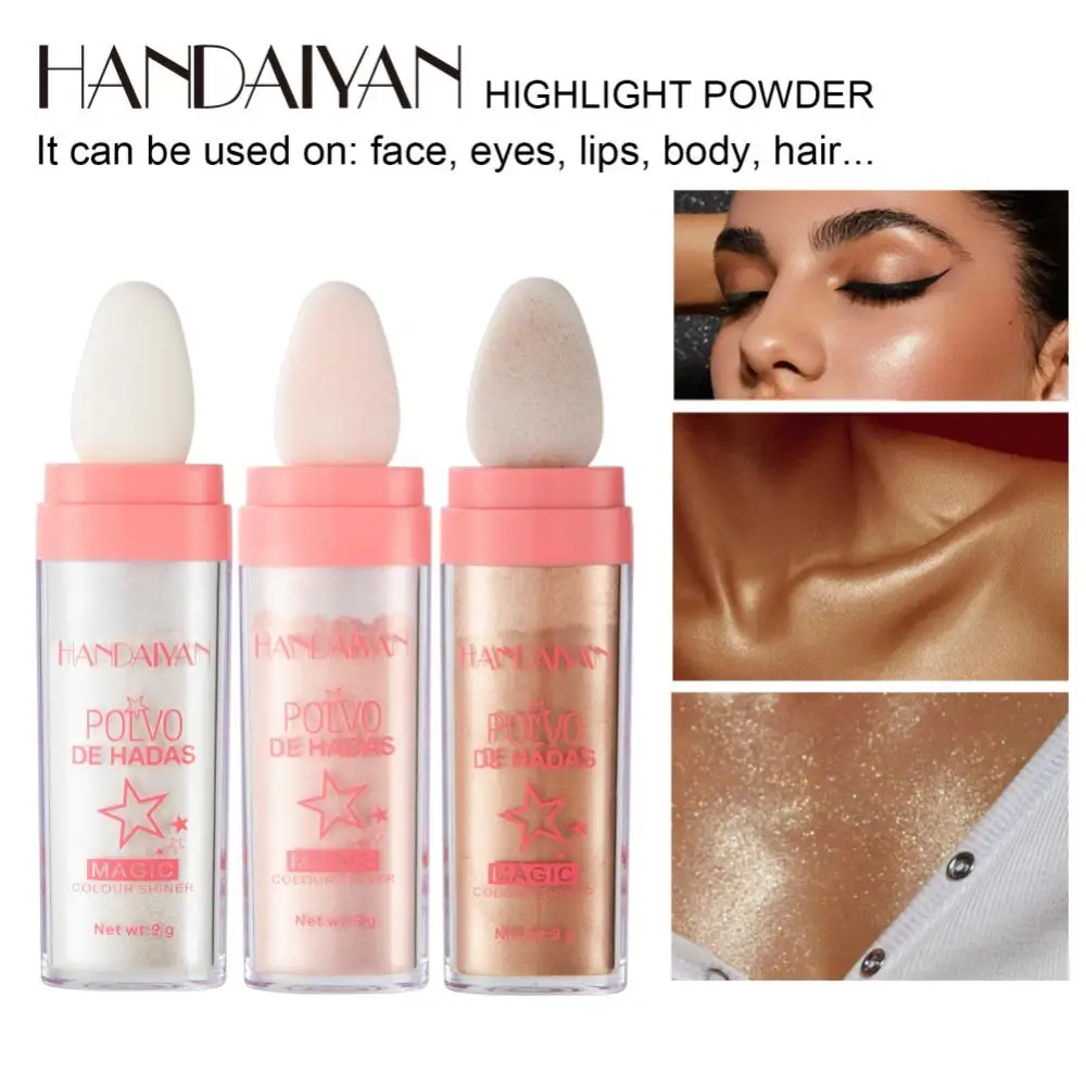 Powder High Gloss Illuminating Powder Professional Face Makeup Eyeshadow Lips Hair Body Glitter Make Up
