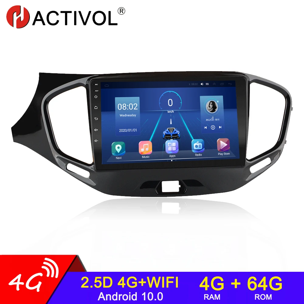 

Автомагнитола 2 din для LADA Vesta Cross Sport 2015-2020, 4 + 64 ГБ, Android 10, GPS