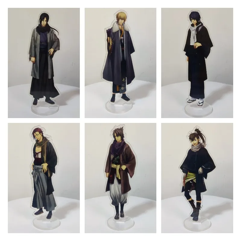 Аниме Hakuouki Персонаж Новый стенд модель фигура Косплей двусторонний стоячий знак
