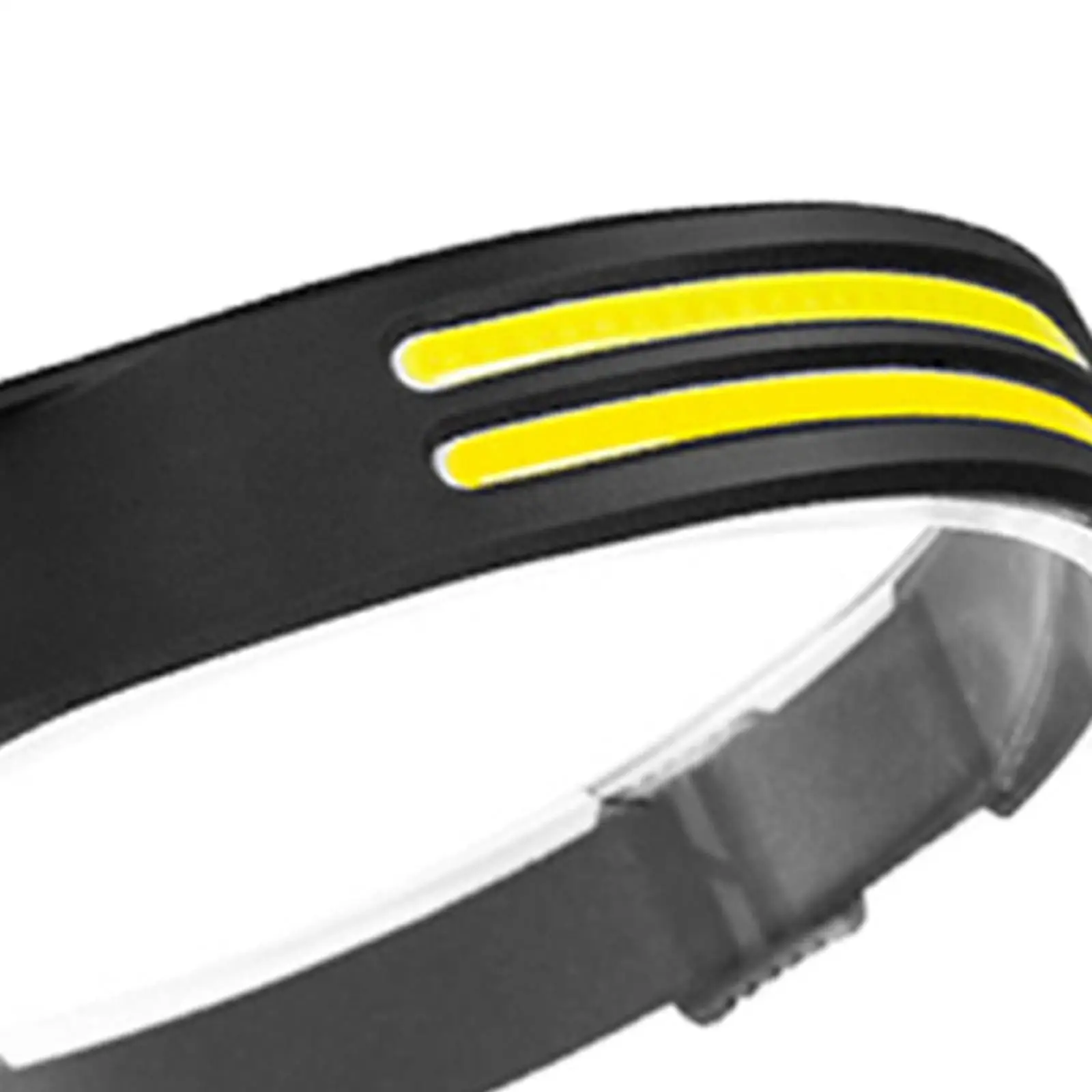 

Bright COB LED Headlamp Work Light Rechargeable USB Torch No Red Light