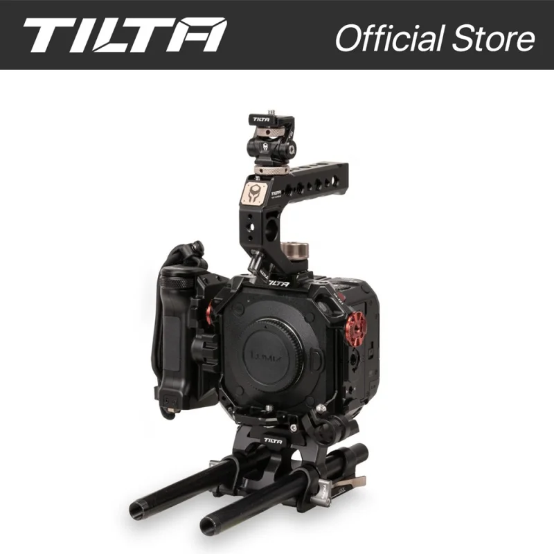 

TILTA TA-T21-C-B полный корпус для камеры PANASONIC BGH1 устойчивый к царапинам объектив 3/4-EF Поддержка HDMI кабель-совместимый проводной зажим