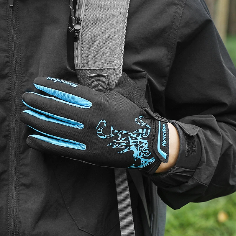 

Перчатки мужские с закрытыми пальцами, силиконовые дышащие, для работы с сенсорным экраном, для велоспорта, бега, походов