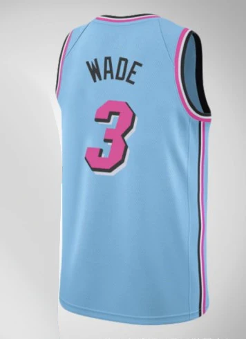 

Mens New American Basketball Jerseys #3 Dwyane Wade Miami Heat European Size Ball Pants T Shirts Clothing Shorts COTTON