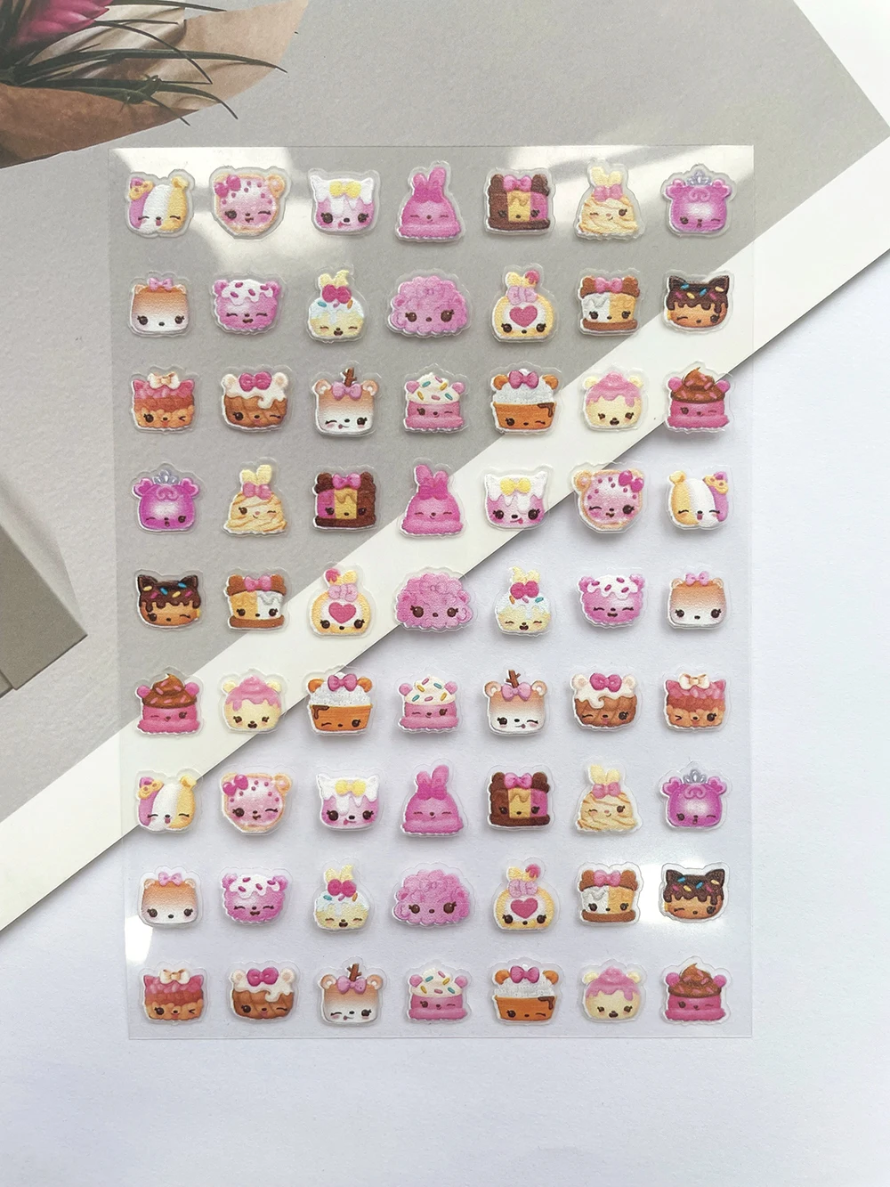 

Милые забавные черные кошки из ПВХ, водонепроницаемые слайдеры для ногтей, наклейки «сделай сам», скрапбук, торт, лук, леопардовый принт, канцелярские наклейки, игрушки