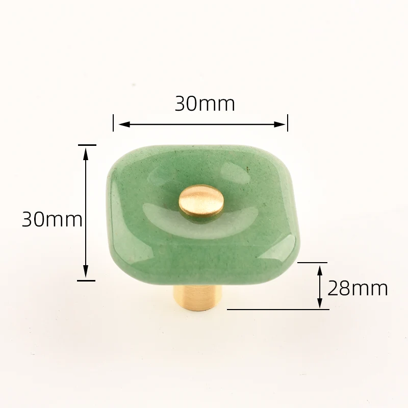 

Латунные ручки для шкафов IHOMCASA из агата