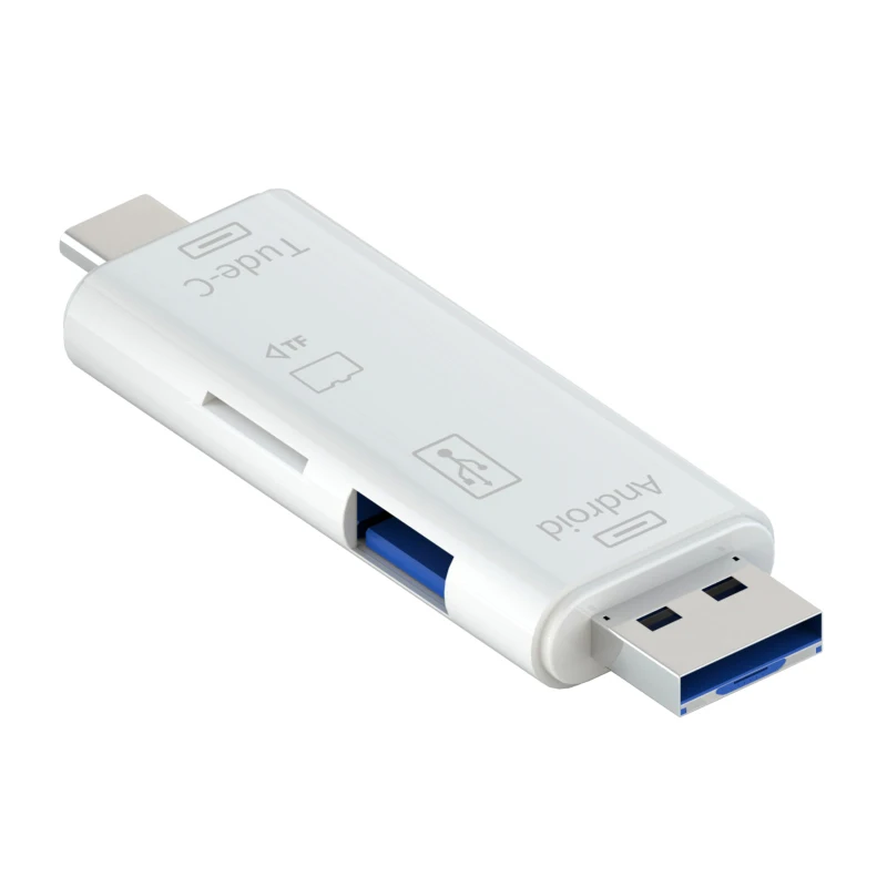 XP-82 High Quality Support Multi-function Card Reader Hi-Speed USB 2.0 Card Reader For Direct Reading Of SD/MS/TF/M2 Cards