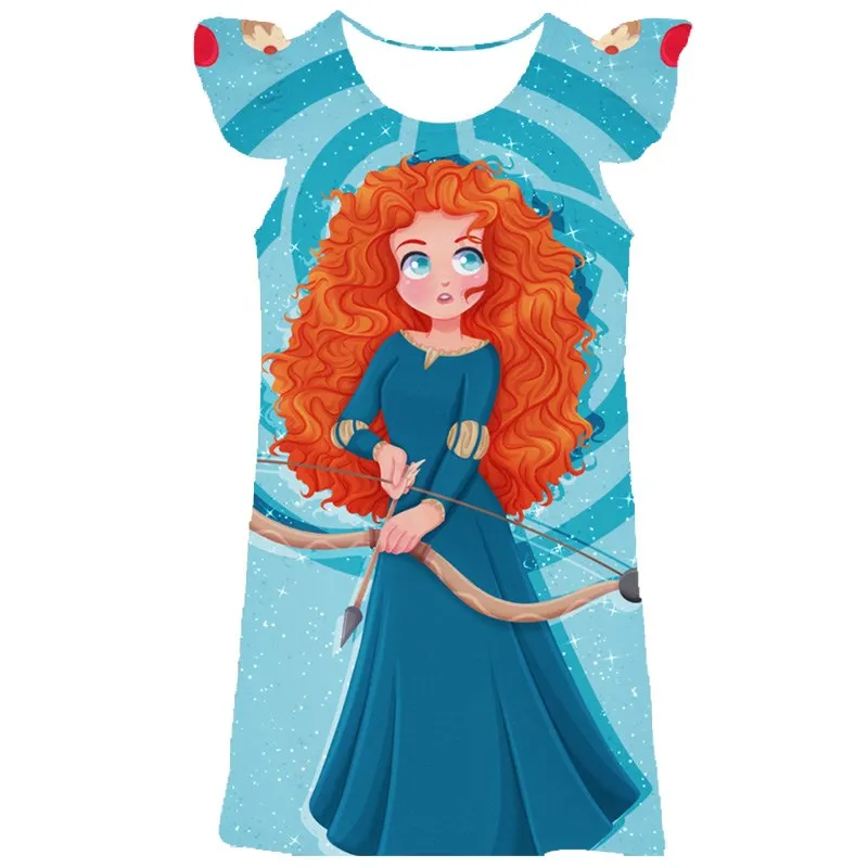 

Платье для девочек с рисунком в стиле Дисней