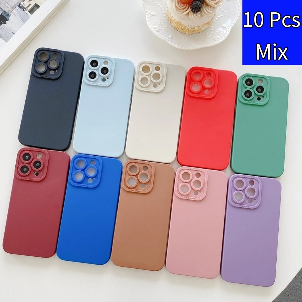 

10 шт., мягкий силиконовый чехол для iphone 14 pro