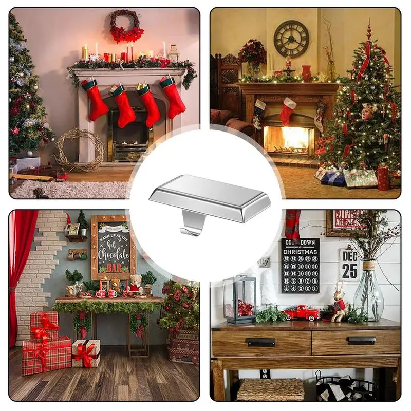 Держатели для чулок на мантии противоскользящий держатель камина металлический