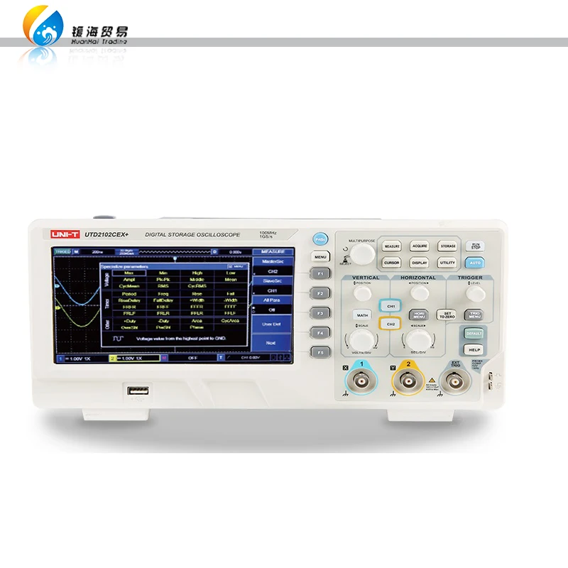 

100MHz Utd2102cex+ Dual Channel Portable Digital Storage Oscilloscope Made in China