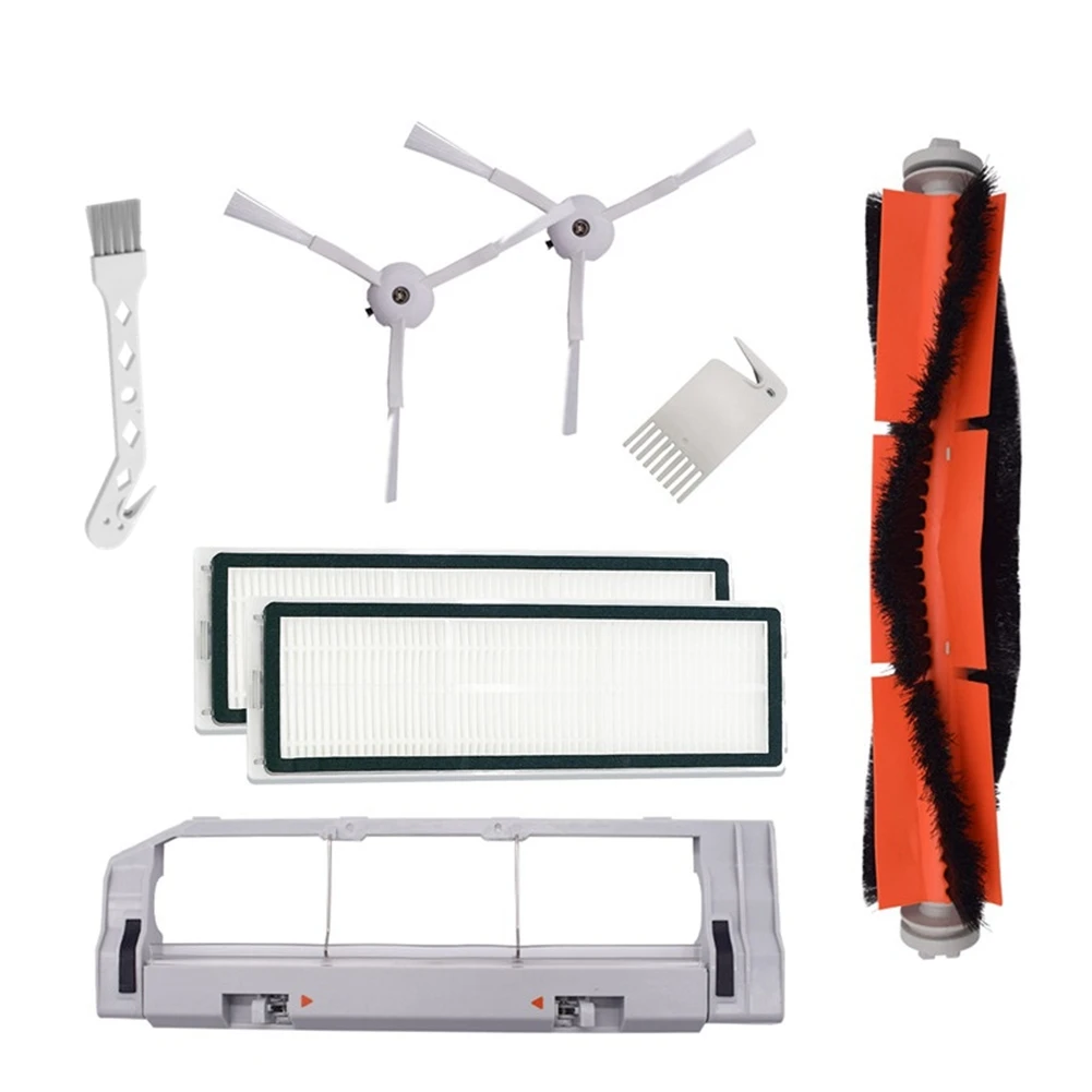 

Сменные детали для пылесоса Xiaomi Roborock S50 S51 E25, фильтр НЕРА, боковая щетка, основная щетка, насадка на швабру