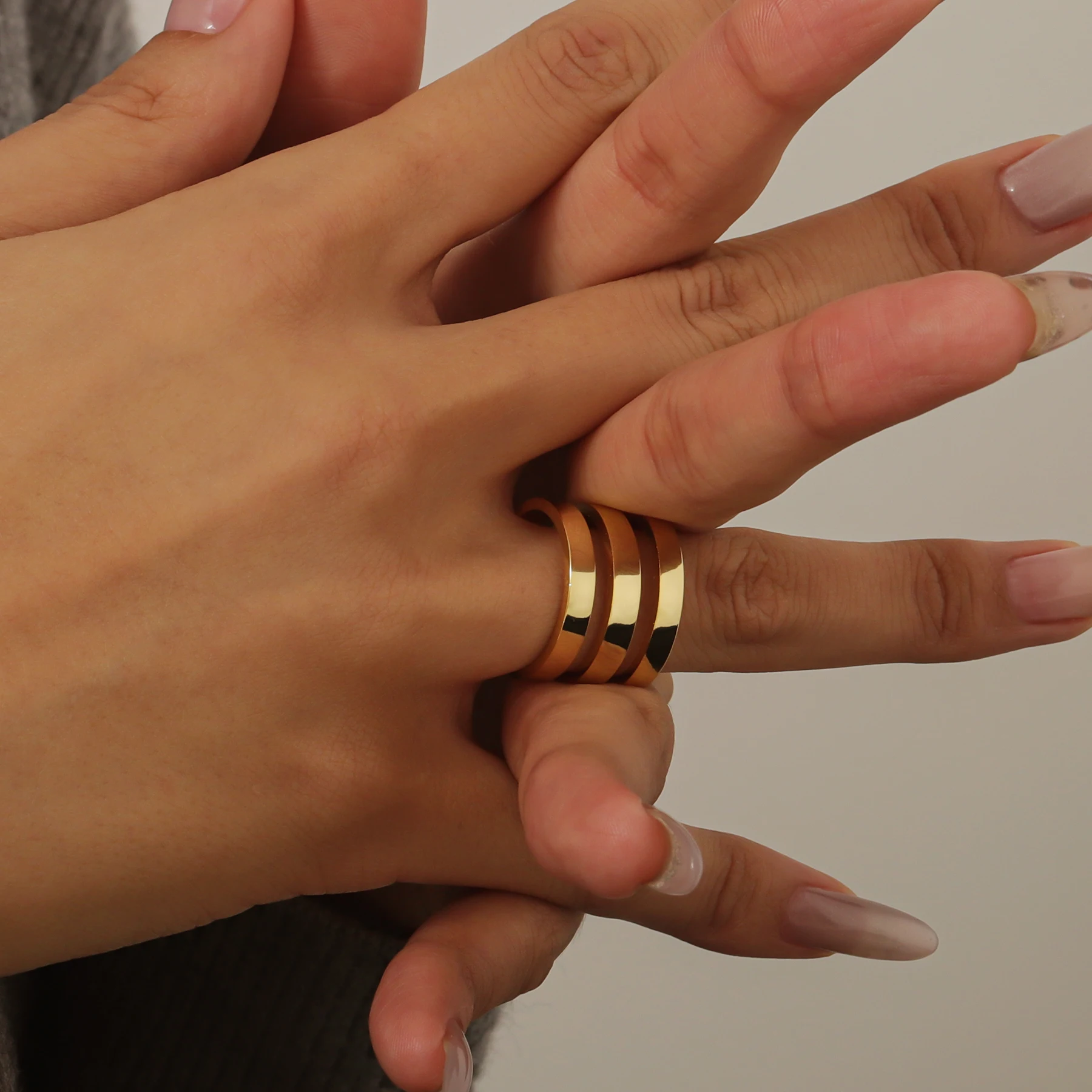 Кольцо с гравировкой имени на заказ для семьи персонализированное кольцо из