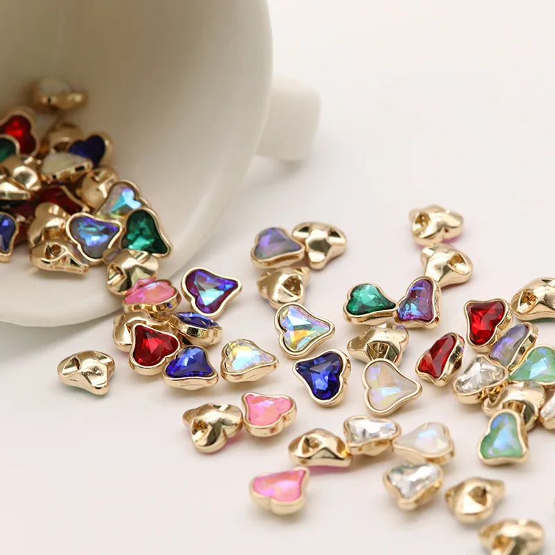 Новое поступление 6 шт. 11 5 мм золотые металлические розовые фиолетовые пуговицы