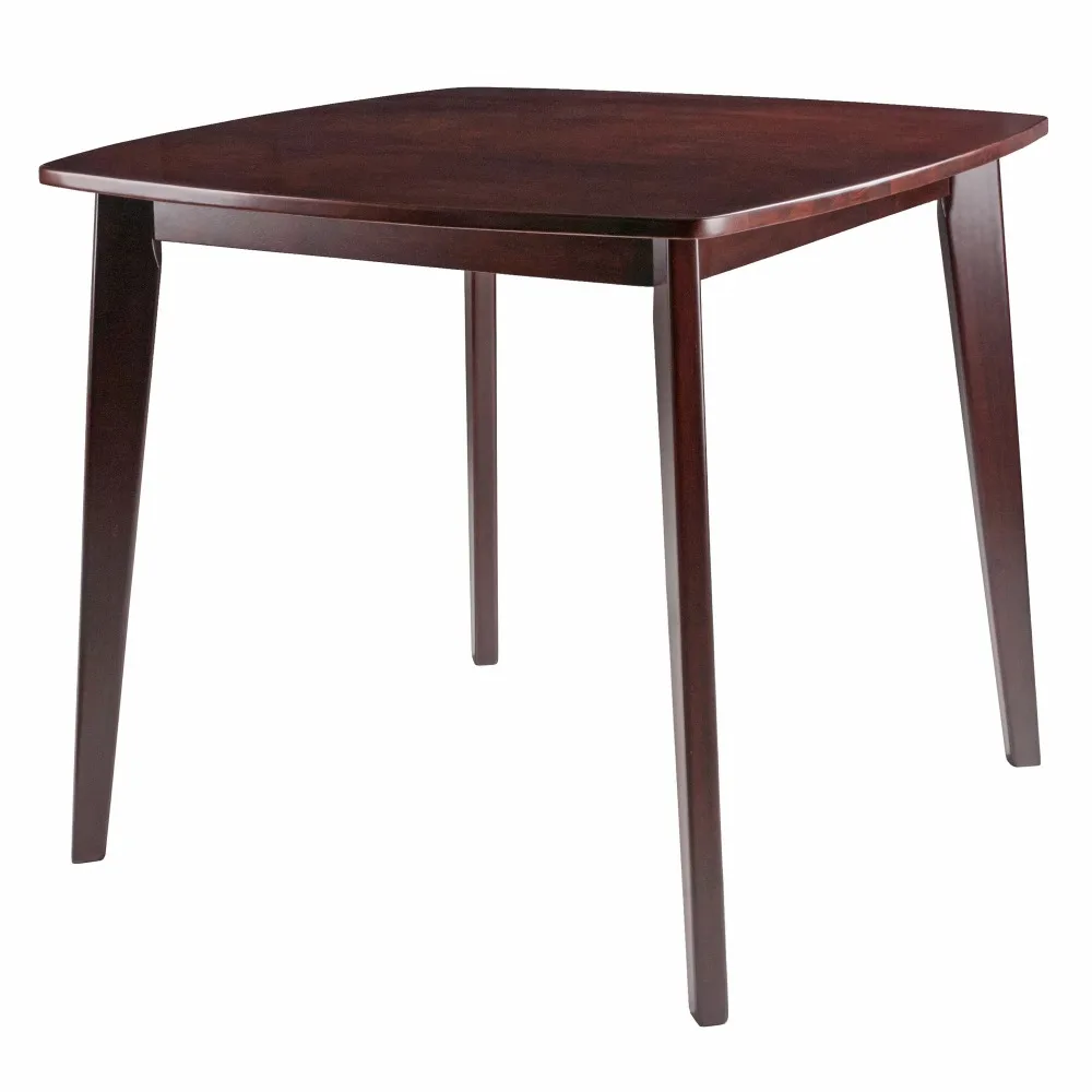 

Wood Pauline Dining Table Furniture Tapered Legs Walnut Finish Freight Free Room Home