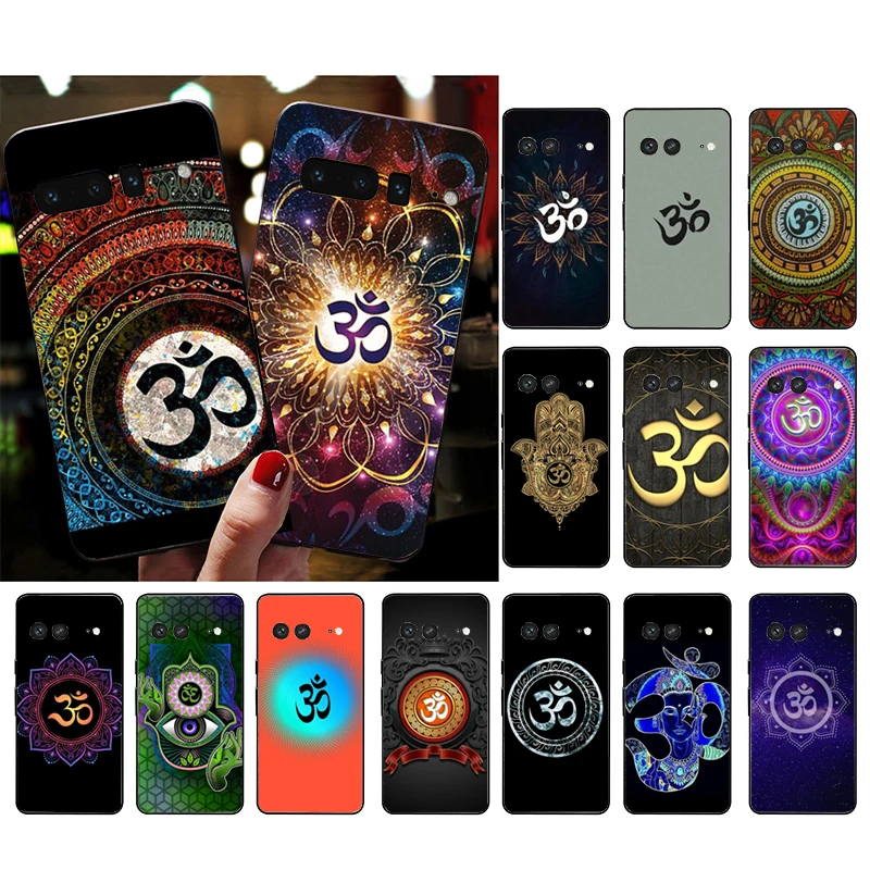 

Yoga Om Mandala Art Phone Case for Google Pixel 7 Pro 7a 6A 6 Pro 5A 4A 3A Pixel 4 XL Pixel 5 6 4 3 XL 3A XL 2 XL