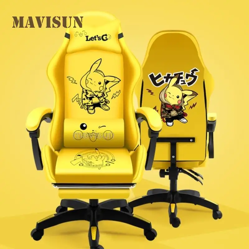 

2022 New Gaming Computer Chair High-quality Leather Internet LOL Internet Cafe Racing Office Chair Gamer