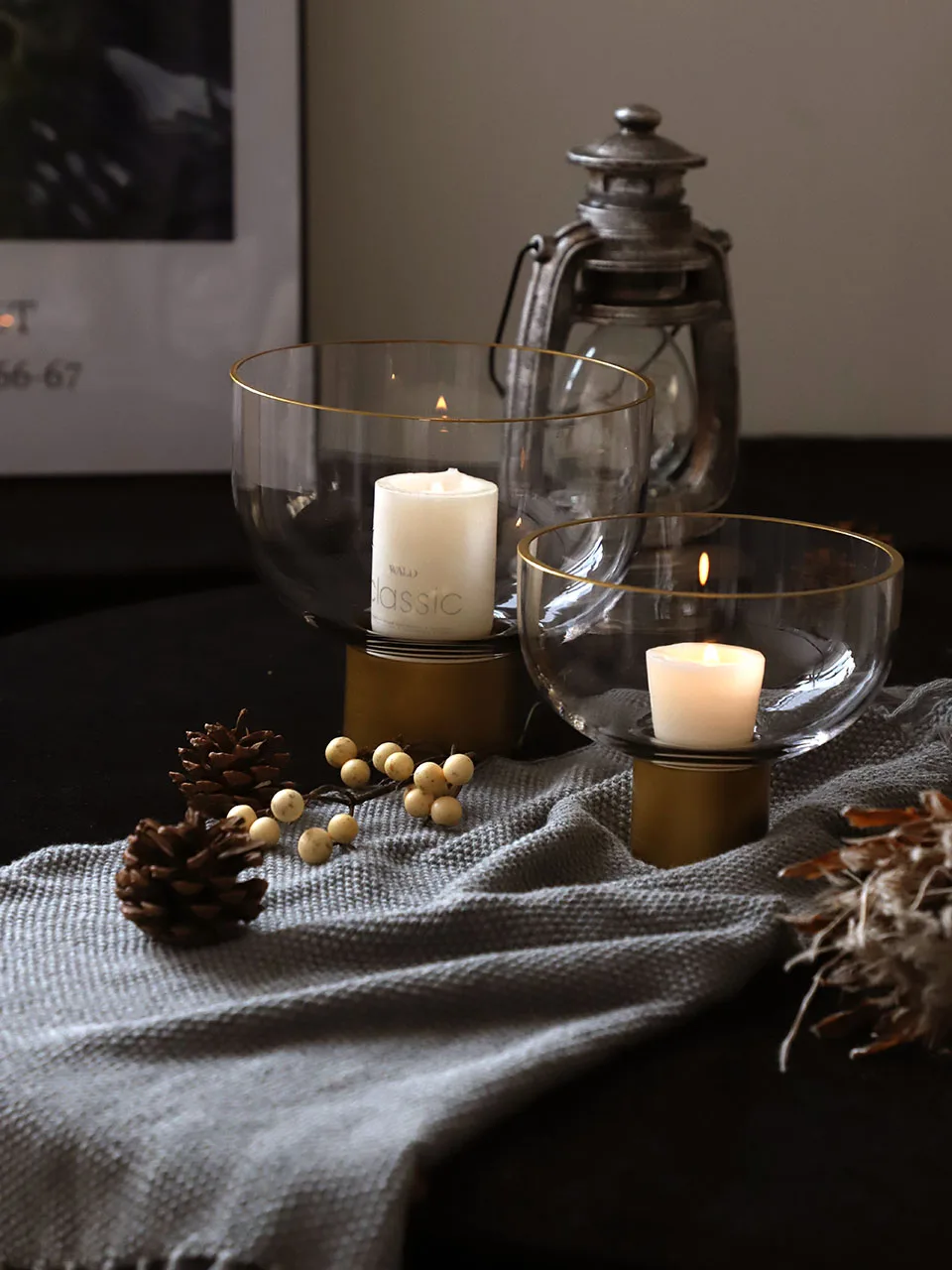 

Большие современные подсвечники, стеклянный современный металлический подсвечник, садовый Ретро Свадебный марокканский портрет, домашний...