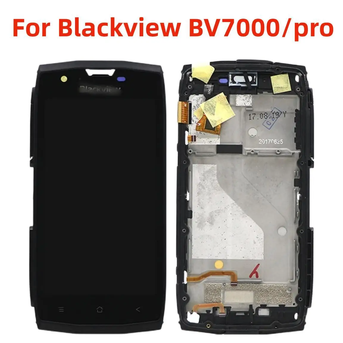 ЖК-дисплей с сенсорным экраном и рамкой для Blackview BV7000 BV7000 Pro 5,0 дюйма ЖК-дисплей с сенсорным экраном и рамкой для Blackview BV7000 BV7000 Pro 5,0 дюйма