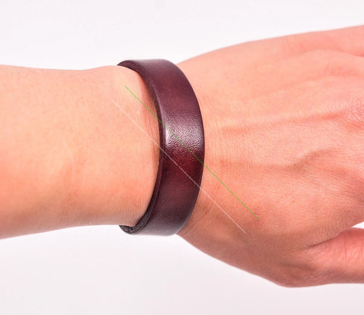 G144 коричневая милая искусственная кожа ручной работы для мужчин