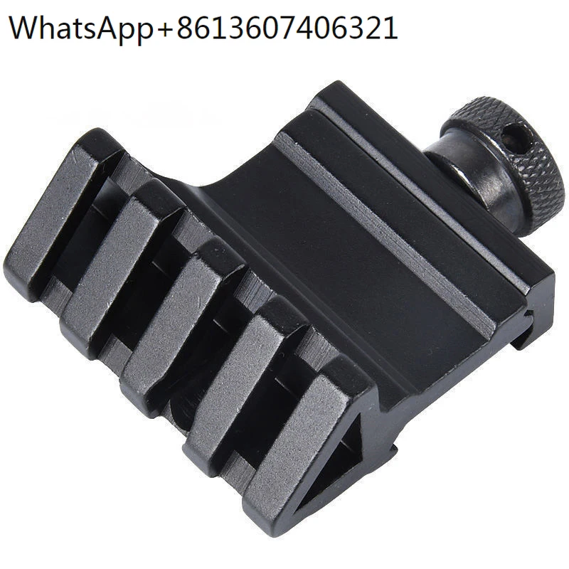 

Side guide rail flashlight base rail adapter 45 degree flashlight sight base bracket aluminum alloy