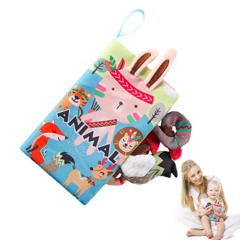 

Kids Cloth Books Touch And Feel Cloth Crinkle Soft Books Kids Soft Book With Rustling Sound 3D Touch Feel Activity Infant