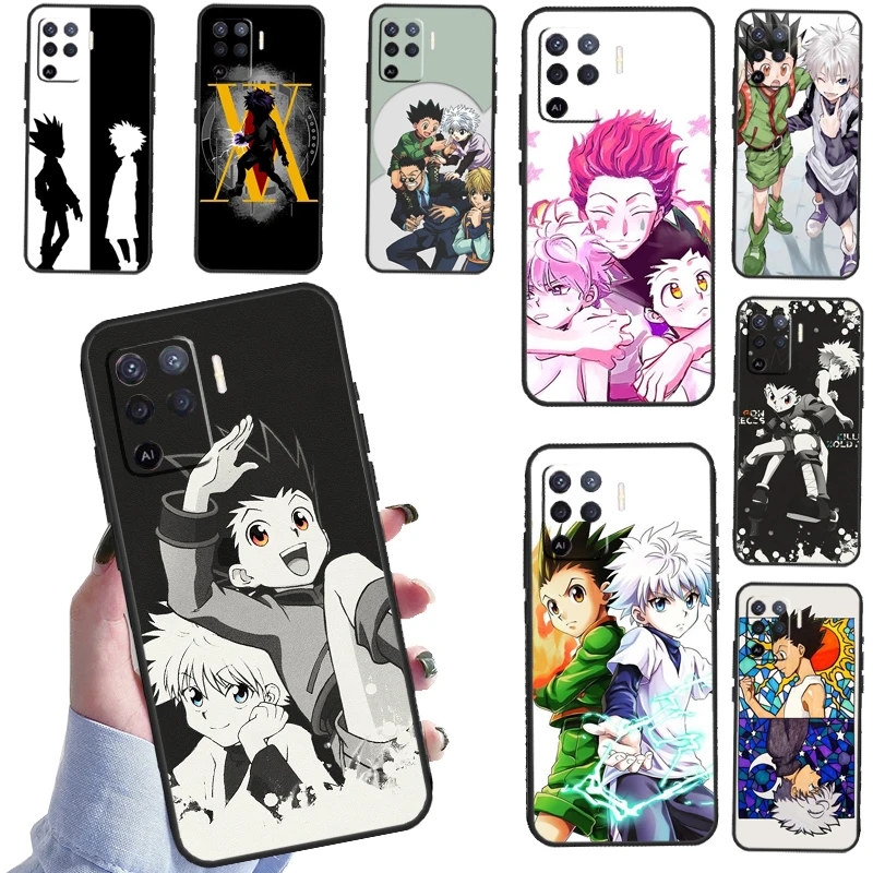 Hunter X Gon Killua для OPPO A5 A9 2020 чехол A94 A74 A54 A31 A53 A53S A83 A91 A52 A72 A15 задняя крышка |