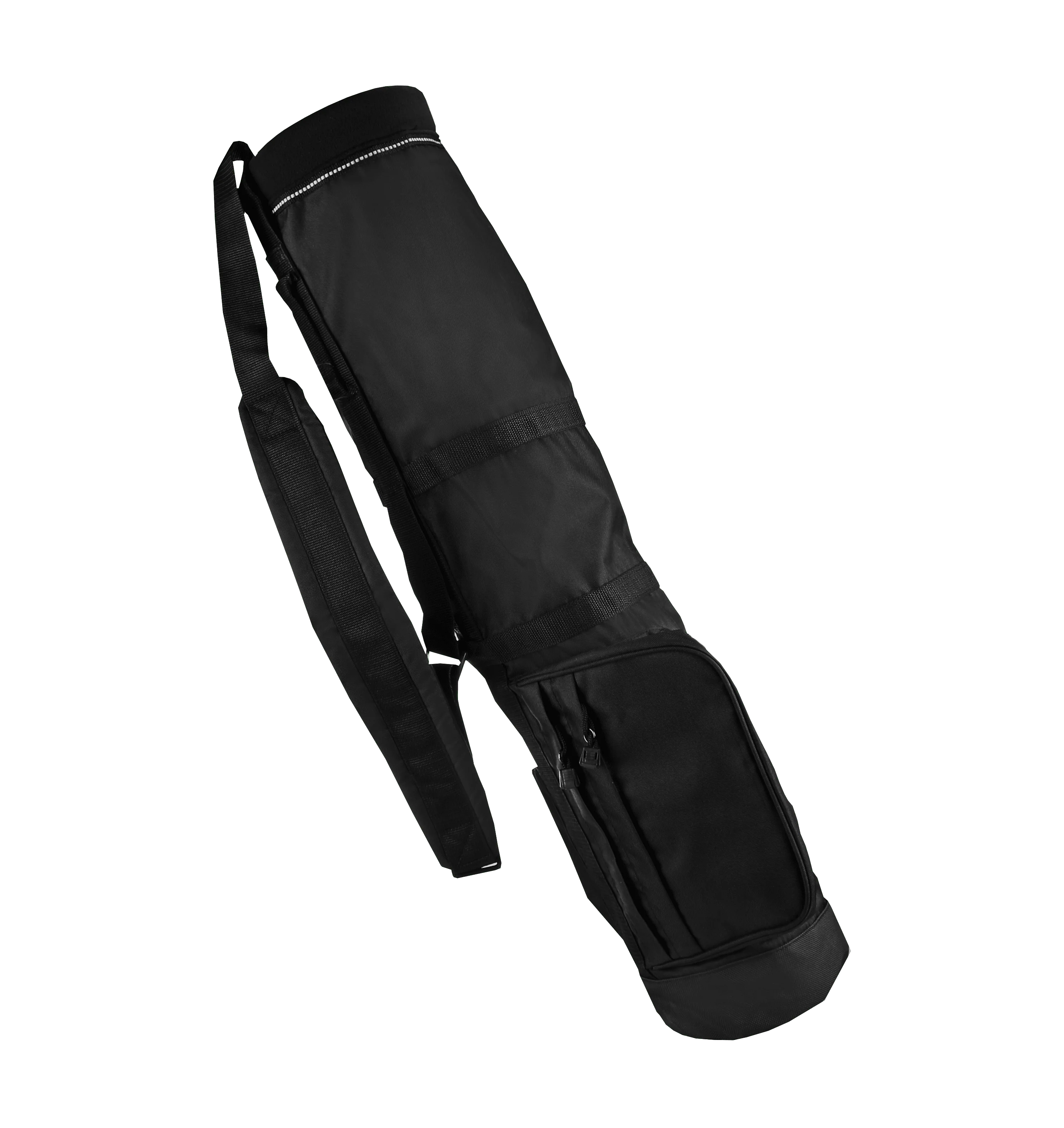 7 In. Lightweight Sunday Golf Carry Bag, Black