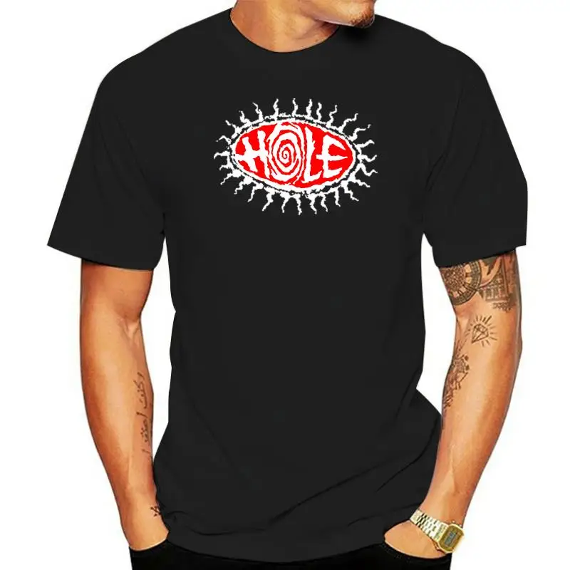 

vintage HOLE LOGO GRUNGE Band Courtney Love Black T-shirt S M L XL 2XL 3XL Printed t shirt Men t shirt Casual Tops